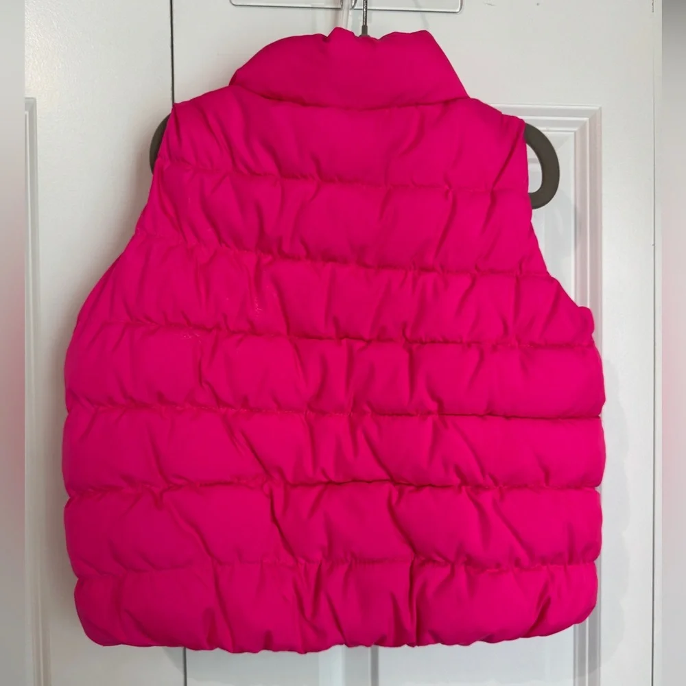 GAP Kids Bright Pink Puff Vest size XS (4-5)